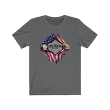 Load image into Gallery viewer, Chest Flag Pull Logo Unisex Tee
