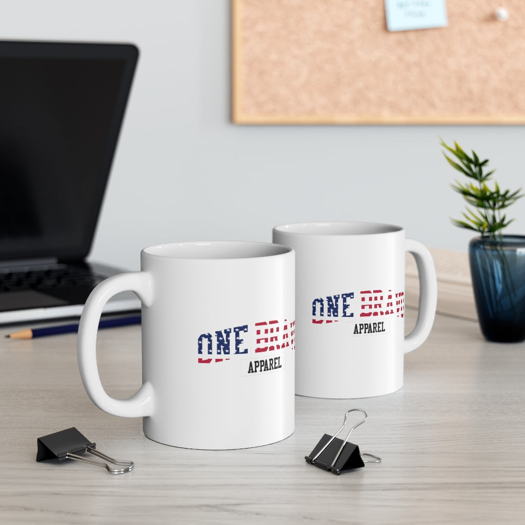 American Flag Logo 11oz Coffee Mug