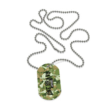 Load image into Gallery viewer, Tan Skull Camo One Bravo Dog Tag
