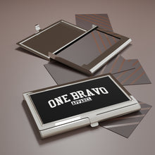 Load image into Gallery viewer, One Bravo Apparel Business Card Holder
