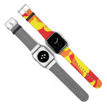 Load image into Gallery viewer, Red &amp; Yellow Camo Apple Watch Band
