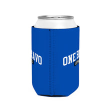 Load image into Gallery viewer, Blue Can Cooler Sleeve/ White One Bravo Logo
