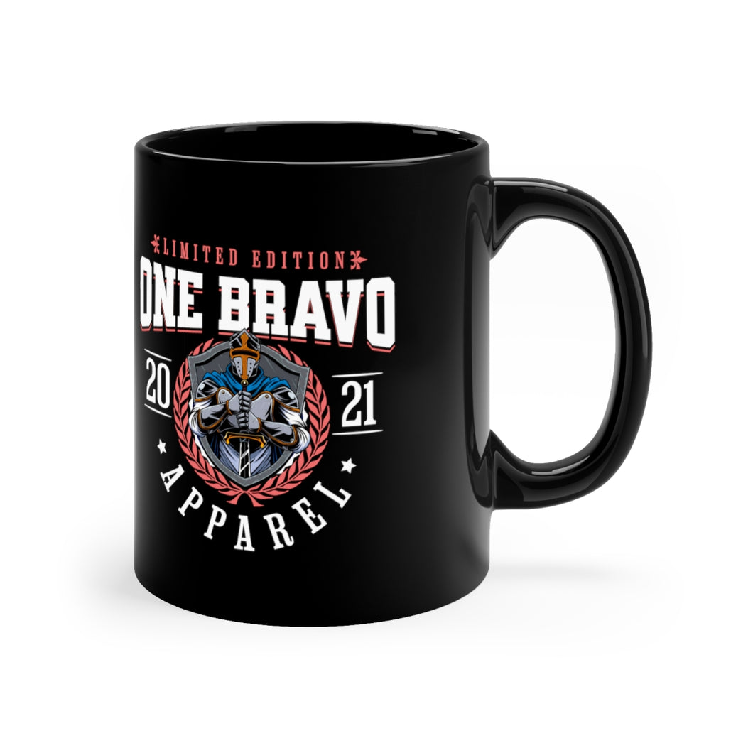 One Bravo Limited Edition #4 Ceramic Black Mug