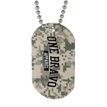 Load image into Gallery viewer, Digital Camo One Bravo Dog Tag
