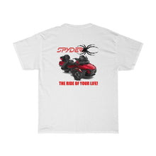 Load image into Gallery viewer, The Ride Of Your Life Spyder Ryder Unisex Tee
