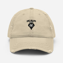 Load image into Gallery viewer, One Bravo Logo Spec 4 Distressed Hat
