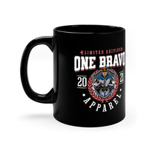 Load image into Gallery viewer, One Bravo Limited Edition #4 Ceramic Black Mug
