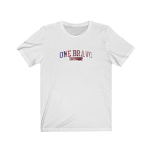 Load image into Gallery viewer, Patriotic One Bravo Logo Unisex Tee
