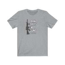 Load image into Gallery viewer, Ban Idiots Not Guns Unisex Tee
