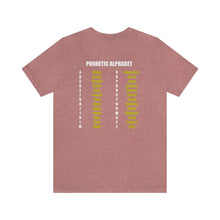 Load image into Gallery viewer, Phonetic Alphabet Unisex Tee
