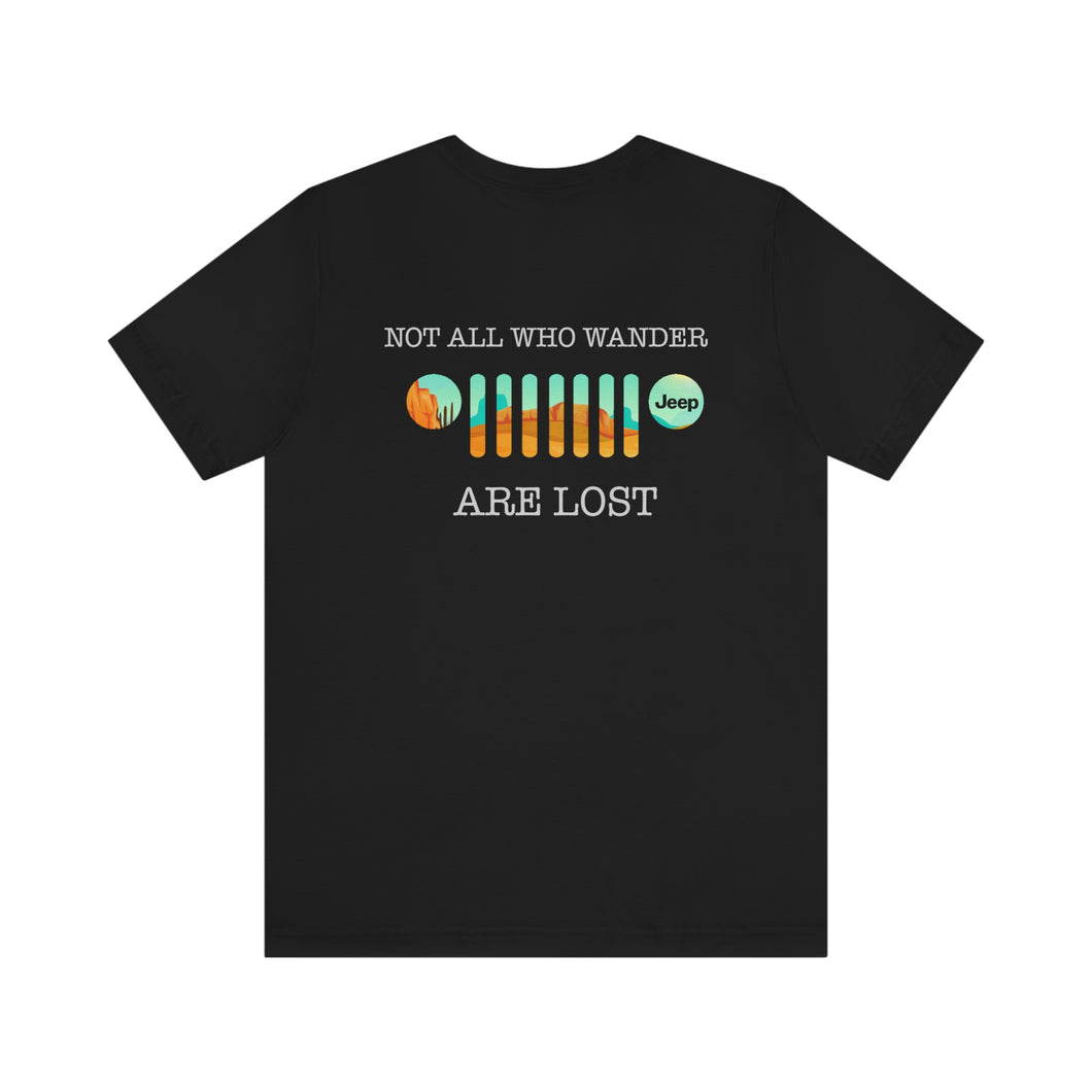 Jeep- Not All Who Wander Are Lost Unisex Tee