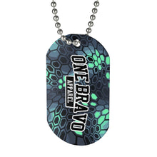 Load image into Gallery viewer, Hexagonal One Bravo Camo Dog Tag
