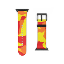 Load image into Gallery viewer, Red &amp; Yellow Camo Apple Watch Band
