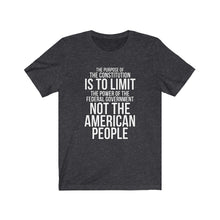 Load image into Gallery viewer, The Purpose Of The Constitution Unisex Tee
