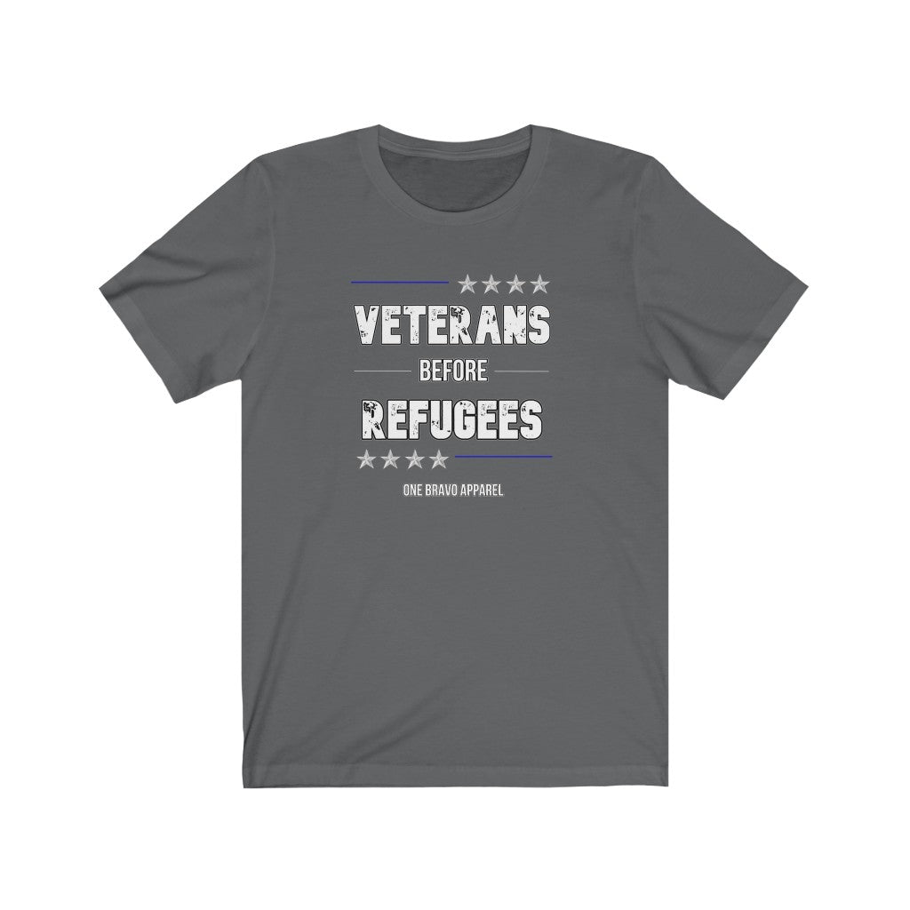 Veterans Before Refugees Unisex Tee