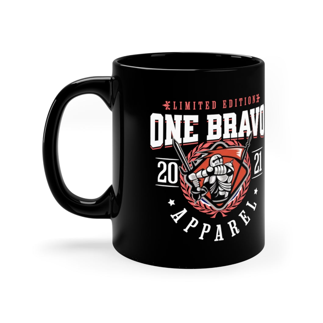 One Bravo Limited Edition #11 Ceramic Black Mug