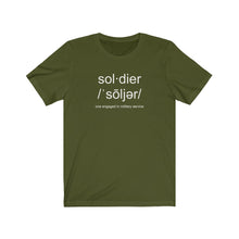 Load image into Gallery viewer, Soldier Definition Unisex Tee
